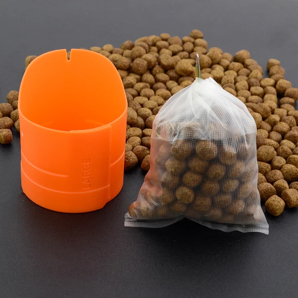 Hirisi Carp Fishing Accessories PVA Bag Loading System Baiting Tool P211 for Solid Bags Fast Melting Mesh