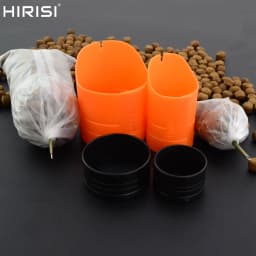 Hirisi Carp Fishing Accessories PVA Bag Loading System Baiting Tool P211 for Solid Bags Fast Melting Mesh