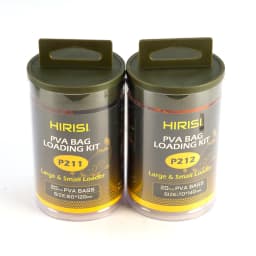 Hirisi Carp Fishing Accessories PVA Bag Loading System Baiting Tool P211 for Solid Bags Fast Melting Mesh