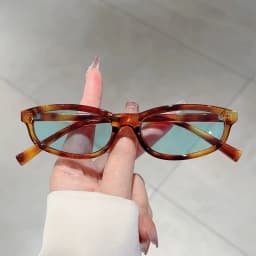 Hiking Vintage Small Oval Anti Light Glasses Women Men Classic Fashion Brand Shades Daily Leisure Travel Lady Man Eyewear UV400