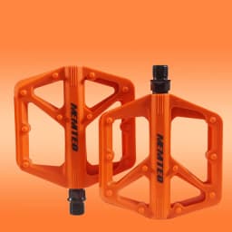 Ultralight Economy Model Double DU Bearing Bike Pedal Nylon Material Reflective Bright Strips MTB Road Bicycle Flat Pedals