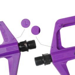 Ultralight Economy Model Double DU Bearing Bike Pedal Nylon Material Reflective Bright Strips MTB Road Bicycle Flat Pedals