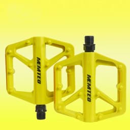 Ultralight Economy Model Double DU Bearing Bike Pedal Nylon Material Reflective Bright Strips MTB Road Bicycle Flat Pedals