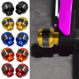Durable E-Bike Aluminum Alloy Shockproof Anti Crash Protector Electric Scooter Accessories Slider Cups