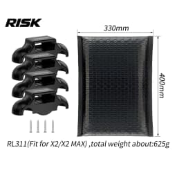 RISK Bicycle Cycling Smart Trainer Buffer Foot Pads Rocker Base Plate Stand Tennis Ball Feets for X2 / X2 MAX / XX PRO