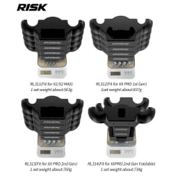 RISK Bicycle Cycling Smart Trainer Buffer Foot Pads Rocker Base Plate Stand Tennis Ball Feets for X2 / X2 MAX / XX PRO