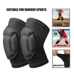 1Pair Thickened Protection Sports Kneepad Gym Support Fitness Gear Gear Basketball Brace Protector Male/Female Non Slip Pads