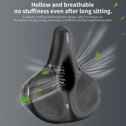 TOSUOD Soft Bicycle Saddle Sponge Shock Absorbing Seat Hollow Comfortable MTB Road Bike Universal Waterproof Cushion
