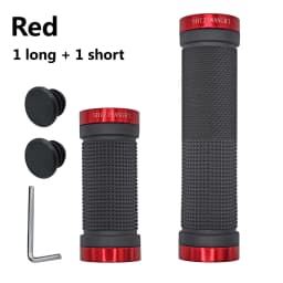 SHIZIWANGRI MTB Grips 80mm/129mm High Quality Rubber Bicycle Handlebar Anti-Skid Cover Rubber Bike Gloves Turn Handle