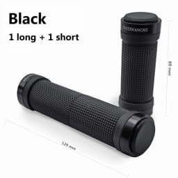 SHIZIWANGRI MTB Grips 80mm/129mm High Quality Rubber Bicycle Handlebar Anti-Skid Cover Rubber Bike Gloves Turn Handle