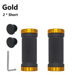 SHIZIWANGRI MTB Grips 80mm/129mm High Quality Rubber Bicycle Handlebar Anti-Skid Cover Rubber Bike Gloves Turn Handle