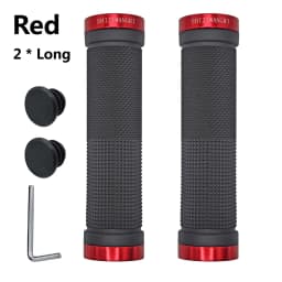 SHIZIWANGRI MTB Grips 80mm/129mm High Quality Rubber Bicycle Handlebar Anti-Skid Cover Rubber Bike Gloves Turn Handle