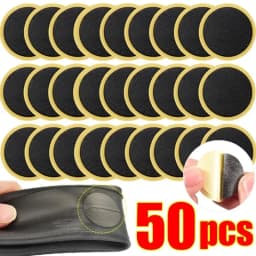 50/30/20/10PCS Bicycle Glue-free Tire Patches Tool Quick Repairing Tyre Protection Patch Adhesive Quick Drying Bike Accessories