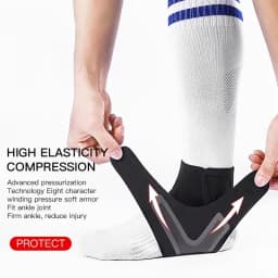 1 Pc Ankle Brace Support Compression Sleeve Breathable Running Foot Bandage Football Cycling Protective Wrap Sport Socks