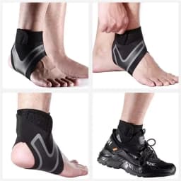 1 Pc Ankle Brace Support Compression Sleeve Breathable Running Foot Bandage Football Cycling Protective Wrap Sport Socks