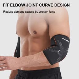 1Pcs 7mm Elbow Pad Anti-collision Adjustable Weightlifting Pressurized Elbow Pad Fitness Prevent Sprains Tendon Sheath Gear