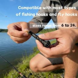 Magnetic Fly Fishing Threader Easy & Quick Thread Knot Tying Tool Portable Lightweight Fly Tying Accessories For Outdoor Fishing