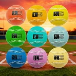 Professional Weighted Baseballs 3oz-12oz 9 Inch Arm Strength Training Balls for Baseball Softball Pitching Practice Equipment