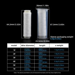 Sea fishing bait elastic thread, invisible nylon bait protection thread, bait thread, size 1#2#3#4#5#7#, with barreled high-stre