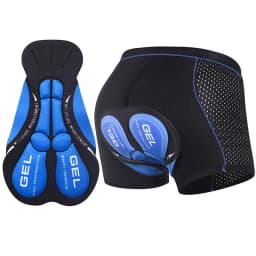OFFBONDAGE Cycling Shorts Men Breathable Mesh Cycling Underwear 5D Gel Pad Shockproof MTB Bike Shorts Cycling Clothes