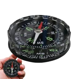 Compass Camping Waterproof Multifunctional Sighting Navigation Compass for Survival Traveling Mountaineering Boating Outdoor