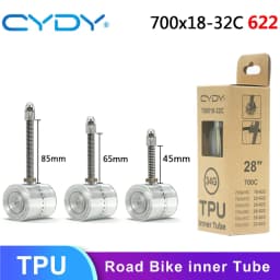Ultralight CYDY Bike TPU Inner Tube 700C 700X18-32C Road Bicycle TPU Material Tire French Valve 45/65/85mm Pneu Camera Tyre