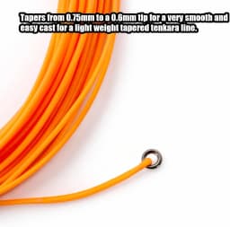 Aventik 11-14ft 12LB Tenkara Fly Fishing Line Tapered Floating Line PVC Coated Low Stretch Mono Core Smooth Casting Line