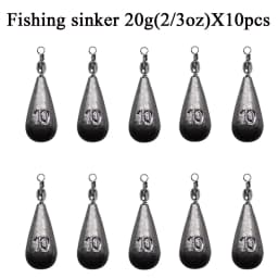 10pcs/lot Drop Shot Fishing Sinker 7g 10g 15g 20g 25g 30g Fishing Swivel Carp Fishing Weight Fishing Tackle Accessories
