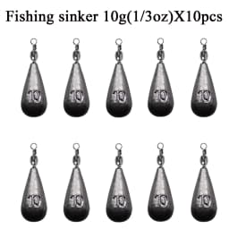 10pcs/lot Drop Shot Fishing Sinker 7g 10g 15g 20g 25g 30g Fishing Swivel Carp Fishing Weight Fishing Tackle Accessories