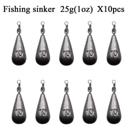 10pcs/lot Drop Shot Fishing Sinker 7g 10g 15g 20g 25g 30g Fishing Swivel Carp Fishing Weight Fishing Tackle Accessories