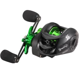 Sougayilang Baitcasting Reel Magnetic Braking System 7.2:1 Gear Ratio Aluminum Spool 8KG Max Drag Freshwater Fishing Coil