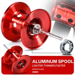 Sougayilang Baitcasting Reel Magnetic Braking System 7.2:1 Gear Ratio Aluminum Spool 8KG Max Drag Freshwater Fishing Coil