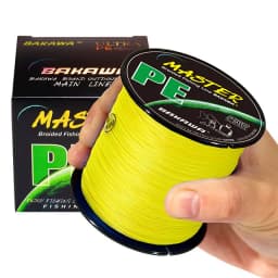 BAKAWA 4X Braided Fishing Line PE Fishing Wire 100M 300M 500M 1000M Abrasion Resistant Super Strong Multifilament Smooth Casting