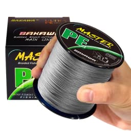 BAKAWA 4X Braided Fishing Line PE Fishing Wire 100M 300M 500M 1000M Abrasion Resistant Super Strong Multifilament Smooth Casting