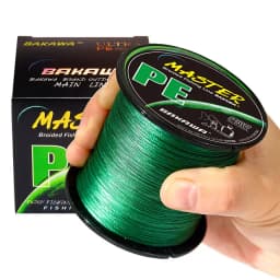BAKAWA 4X Braided Fishing Line PE Fishing Wire 100M 300M 500M 1000M Abrasion Resistant Super Strong Multifilament Smooth Casting