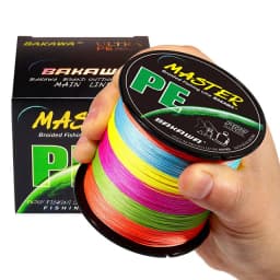 BAKAWA 4X Braided Fishing Line PE Fishing Wire 100M 300M 500M 1000M Abrasion Resistant Super Strong Multifilament Smooth Casting