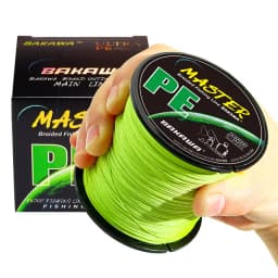 BAKAWA 4X Braided Fishing Line PE Fishing Wire 100M 300M 500M 1000M Abrasion Resistant Super Strong Multifilament Smooth Casting