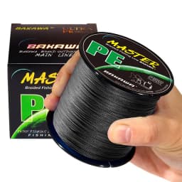BAKAWA 4X Braided Fishing Line PE Fishing Wire 100M 300M 500M 1000M Abrasion Resistant Super Strong Multifilament Smooth Casting