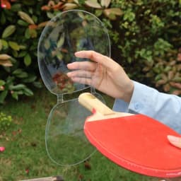 Transparent Table Tennis Racket Rubber Protective Film Racket Accessories Double-Sided Table Tennis Racket Protective Film