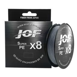 JOF X8 100M/150M/300M/500M PE Fishing Line Super Strong Braided Wire - Durable Multicolor Monofilament Line for Angling
