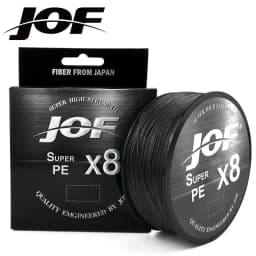 JOF X8 100M/150M/300M/500M PE Fishing Line Super Strong Braided Wire - Durable Multicolor Monofilament Line for Angling