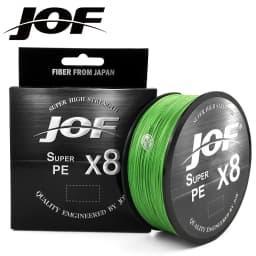 JOF X8 100M/150M/300M/500M PE Fishing Line Super Strong Braided Wire - Durable Multicolor Monofilament Line for Angling