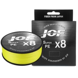 JOF X8 100M/150M/300M/500M PE Fishing Line Super Strong Braided Wire - Durable Multicolor Monofilament Line for Angling