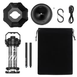 5000mAh Tactical Camping Lamp Portable Rechargeable Tent Lamp Outdoor LED Flashlight For Outdoor Camping Hiking Fishing