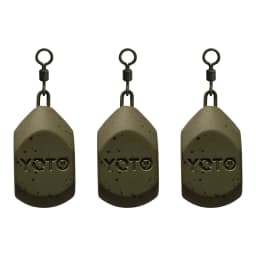 Carp Fishing Square Lead with Swivel Anti Tangle Stable Bottom Hold Strong Fishing Weight for Carp Angling