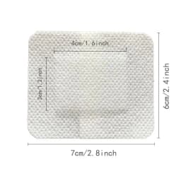 12/25Pcs Large Size Hypoallergenic Non-woven Wound Dressing Band Aid Bandage Large Wound First Aid 6*7cm