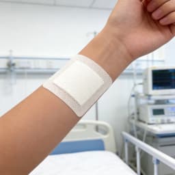 12/25Pcs Large Size Hypoallergenic Non-woven Wound Dressing Band Aid Bandage Large Wound First Aid 6*7cm