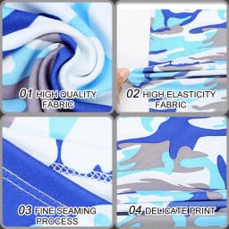 GTUBIKE Ice Silk Bandana Neck Gaiter Breathable UV Protection Hiking Face Mask Outdoor Sports Sunscreen Fishing Face Cover Scarf