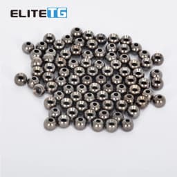 Elite TG 100Pcs 2.0-4.7mm 4Colors Fly Fishing Brass Beads Cyclops Nymph Head Beads Fly Tying Lure Making Materials