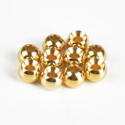 Elite TG 100Pcs 2.0-4.7mm 4Colors Fly Fishing Brass Beads Cyclops Nymph Head Beads Fly Tying Lure Making Materials